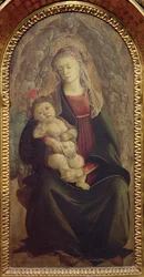 Madonna y Niño en Gloria (detalle)